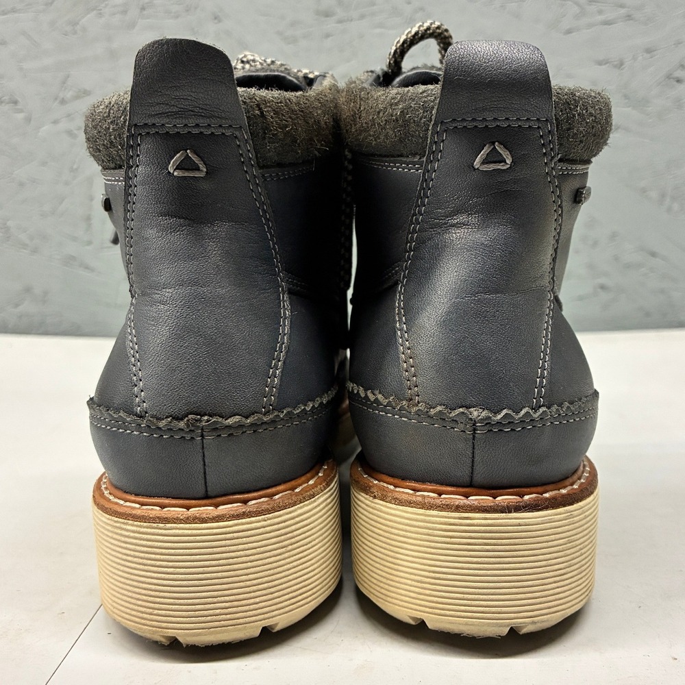 Clarks Boots Women's 6.5M Navy Leather Waterproof Ankle Winter Hiking Outdoor - Picture 12 of 15